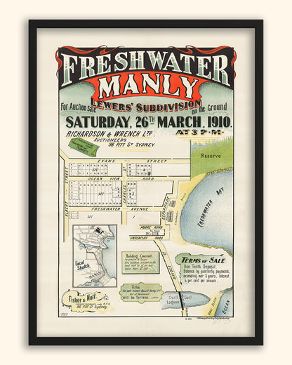 Freshwater NSW - Subdivision 1910 | Australia