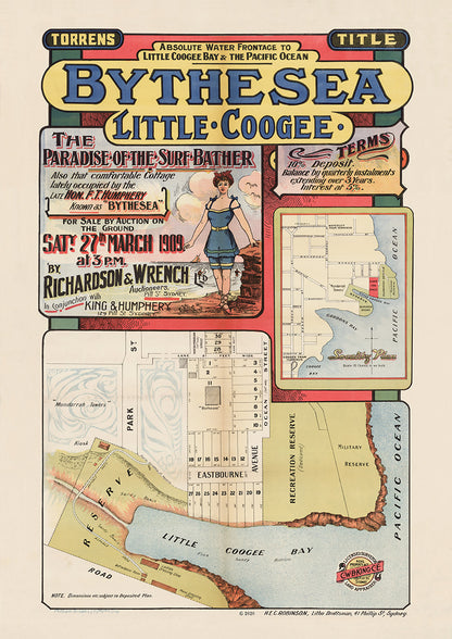 Clovelly (Little Coogee) NSW - Subdivision 1909 | Australia