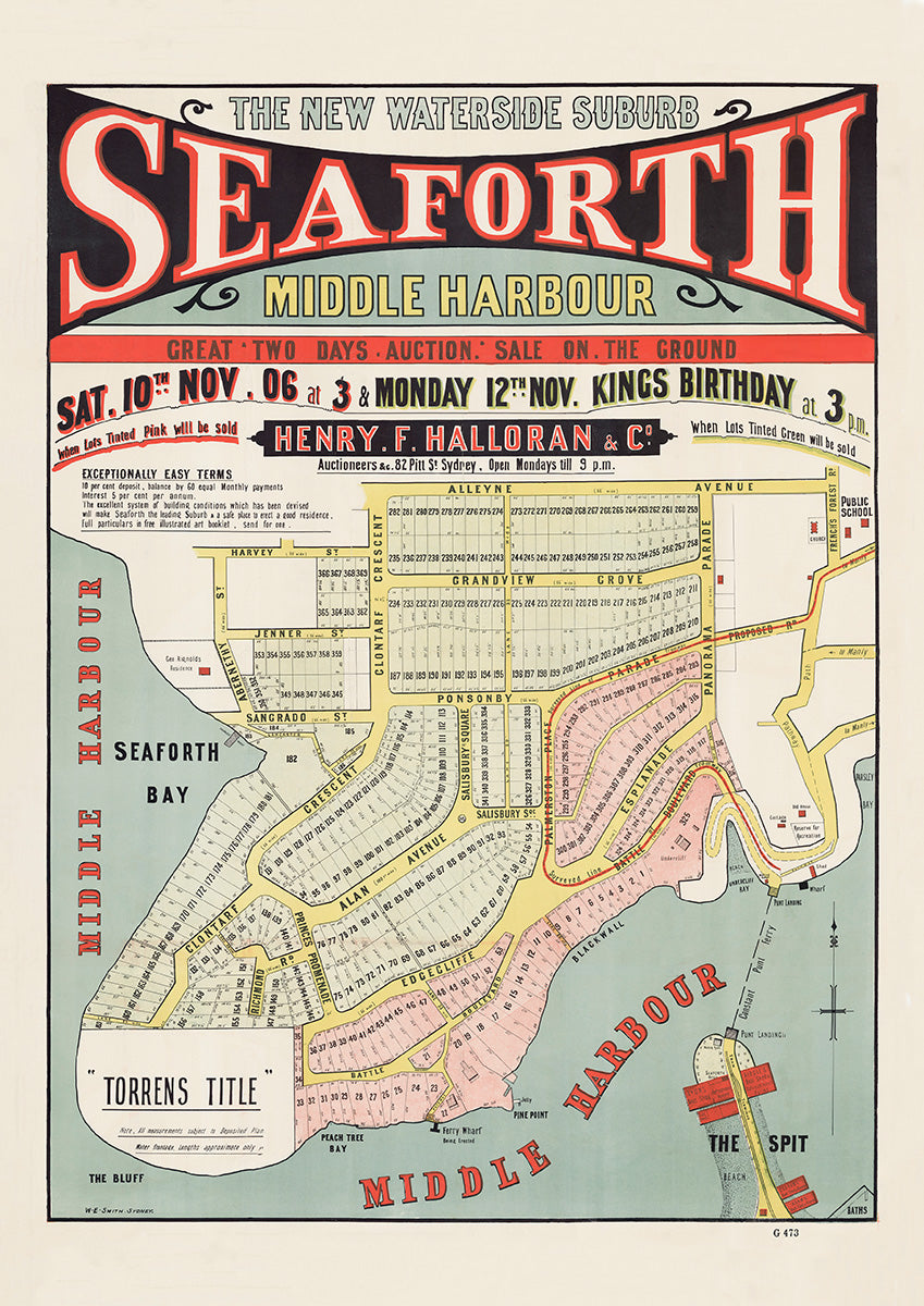 Seaforth NSW - Subdivision 1906 | Australia