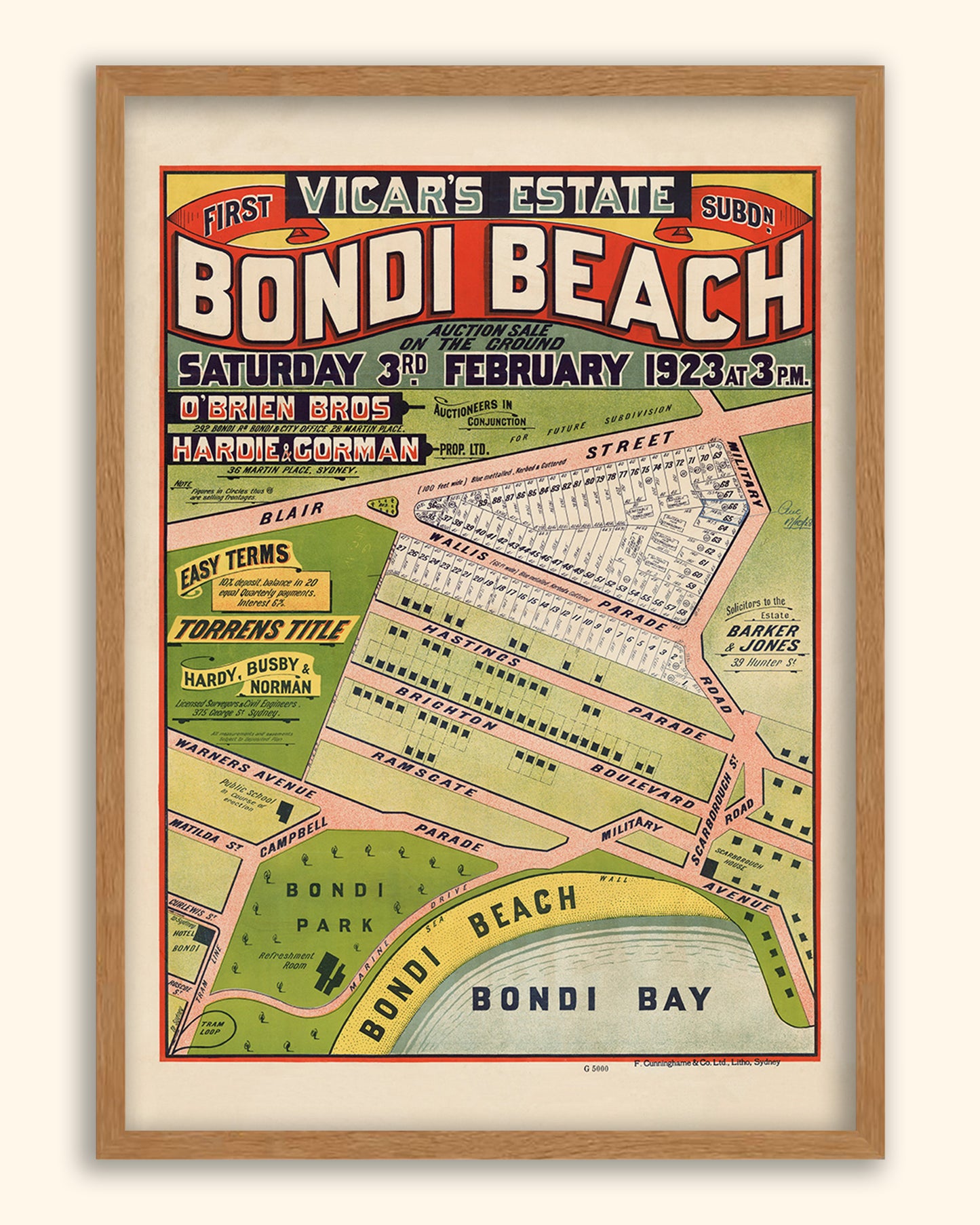 Bondi Beach NSW - Subdivision 1923 | Australia
