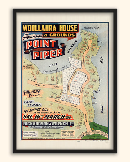 Point Piper NSW - Subdivision 1929 | Australia