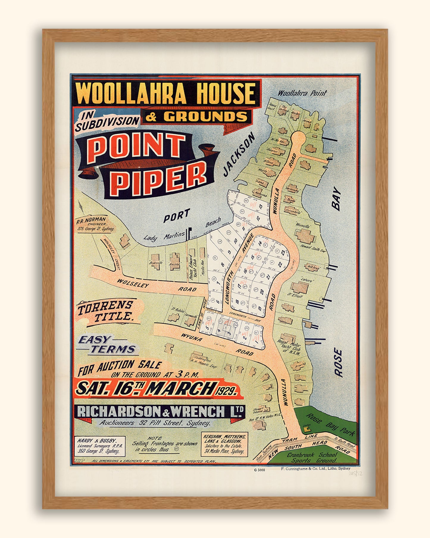 Point Piper NSW - Subdivision 1929 | Australia