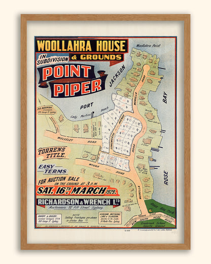 Point Piper NSW - Subdivision 1929 | Australia