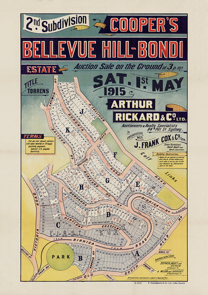 Bellevue Hill, Bondi NSW - Subdivision 1915 | Australia