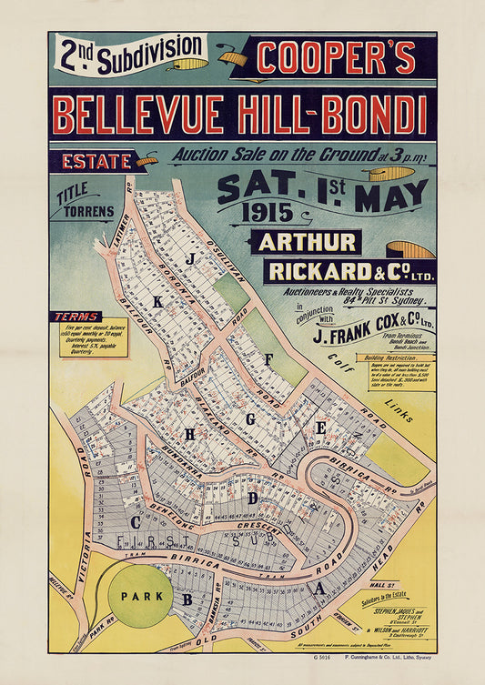 Bellevue Hill, Bondi NSW - Subdivision 1915 | Australia