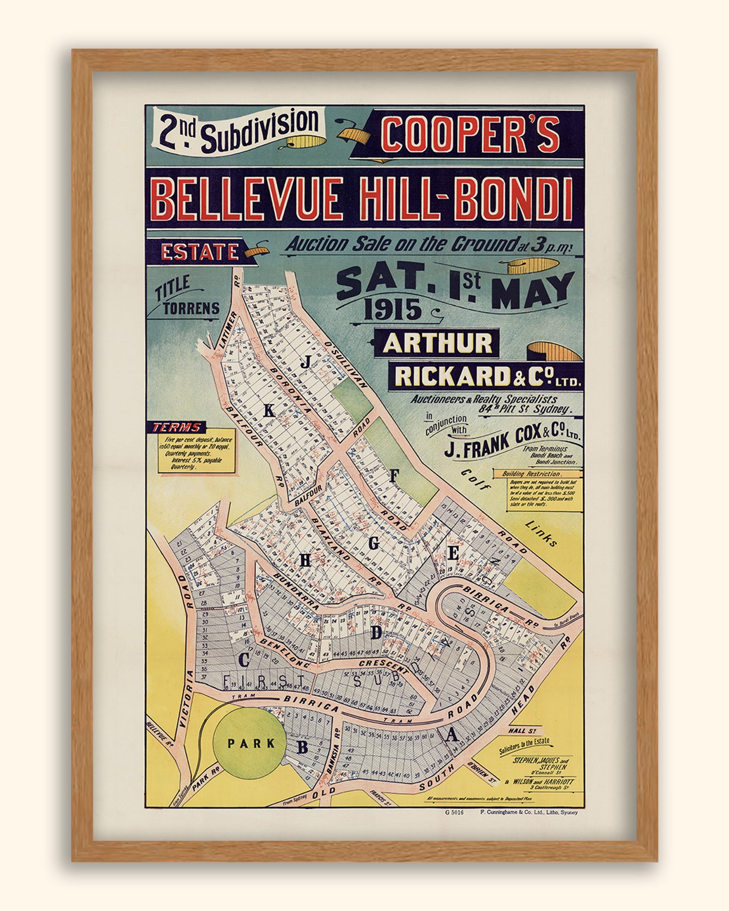 Bellevue Hill, Bondi NSW - Subdivision 1915 | Australia