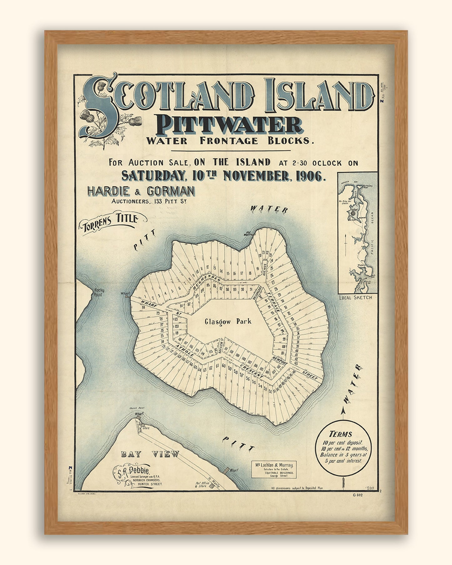 Scotland Island NSW - Subdivision 1906 | Australia
