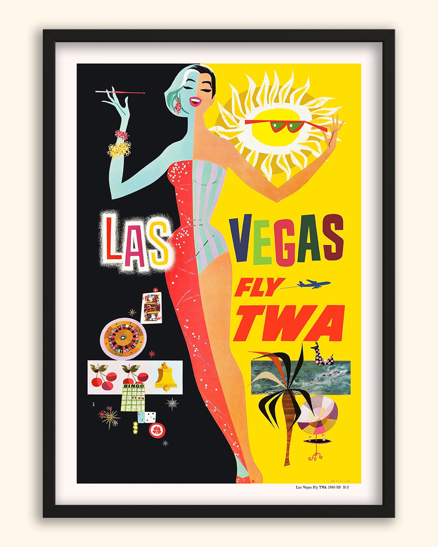 Las Vegas Fly TWA 1960 | USA