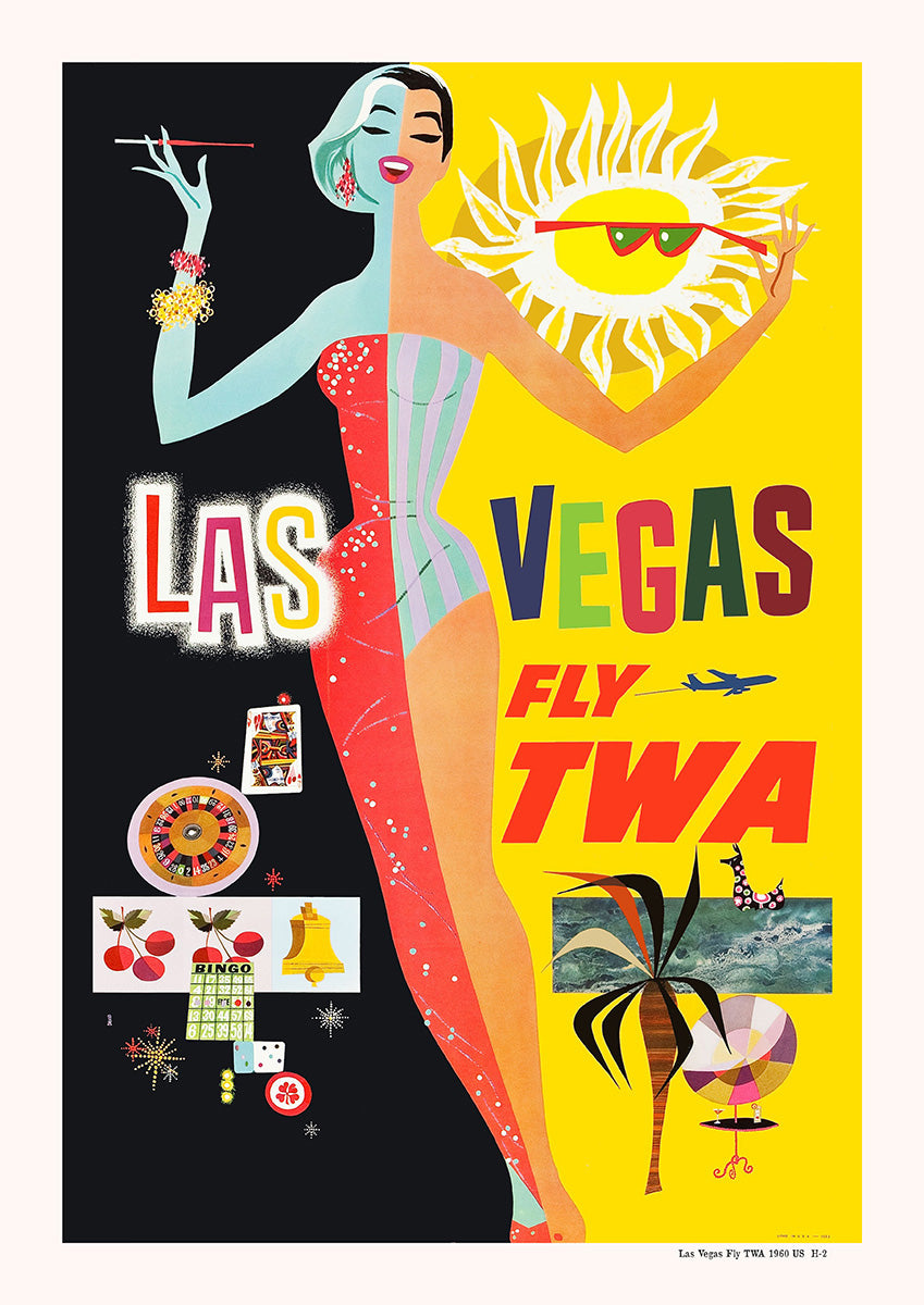 Las Vegas Fly TWA 1960 | USA