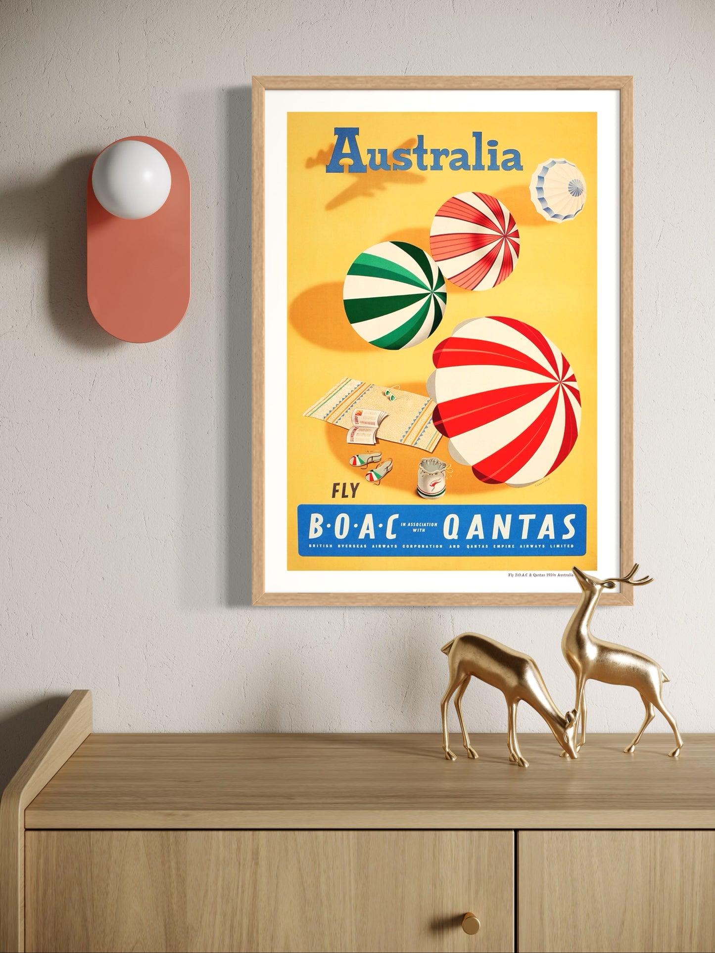 Fly B.O.A.C & Qantas 1950s | Australia