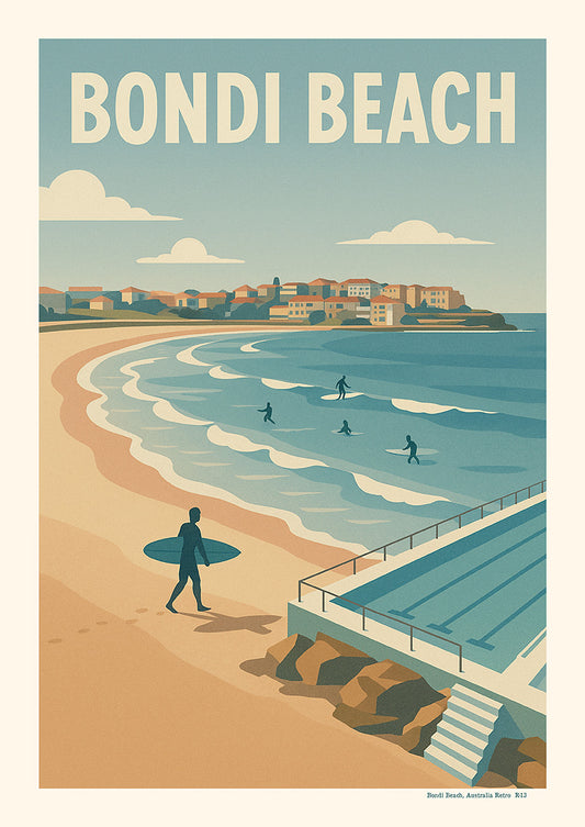 Bondi Beach (Retro) | Australia