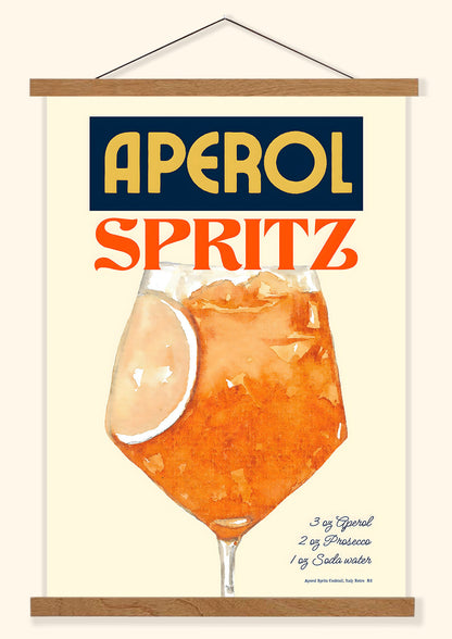 Aperol Spritz Cocktail (Retro) | Italy