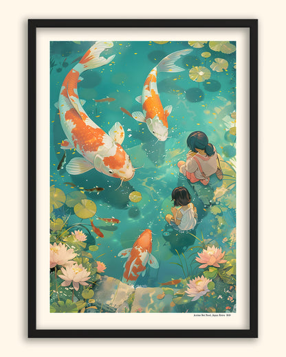 Anime Koi Pond (Retro) | Japan