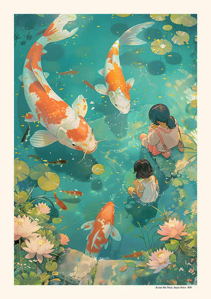 Anime Koi Pond (Retro) | Japan