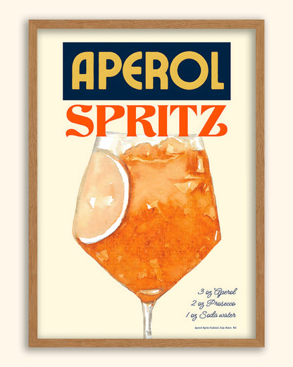 Aperol Spritz Cocktail (Retro) | Italy