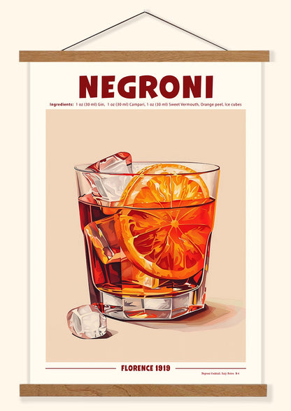 Negroni Cocktail (Retro) | Italy
