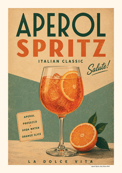 Aperol Spritz (Retro) | Italy