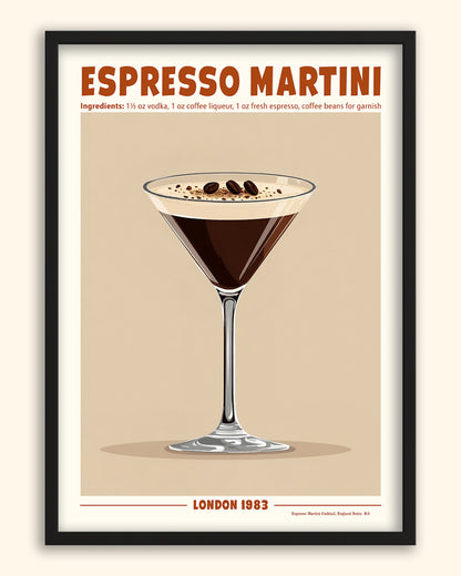 Espresso Martini Cocktail (Retro) | England