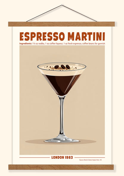 Espresso Martini Cocktail (Retro) | England