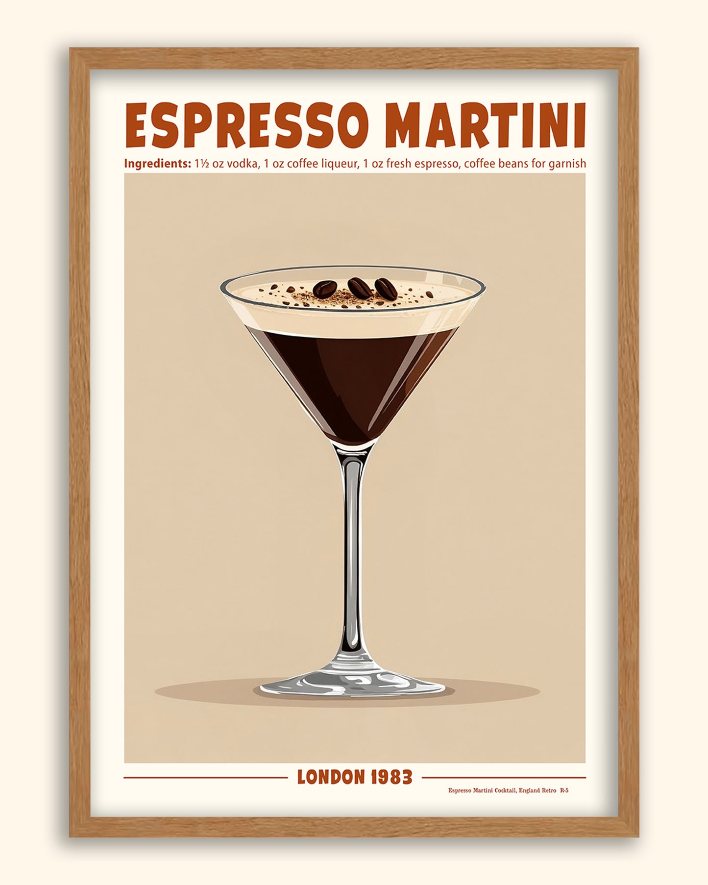 Espresso Martini Cocktail (Retro) | England