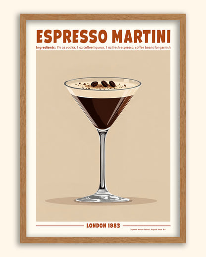 Espresso Martini Cocktail (Retro) | England