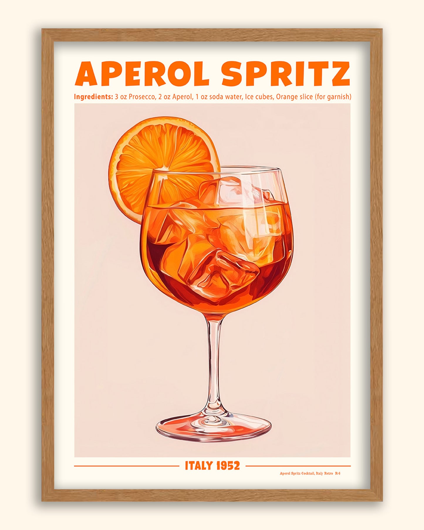 Aperol Spritz Cocktail (Retro) | Italy