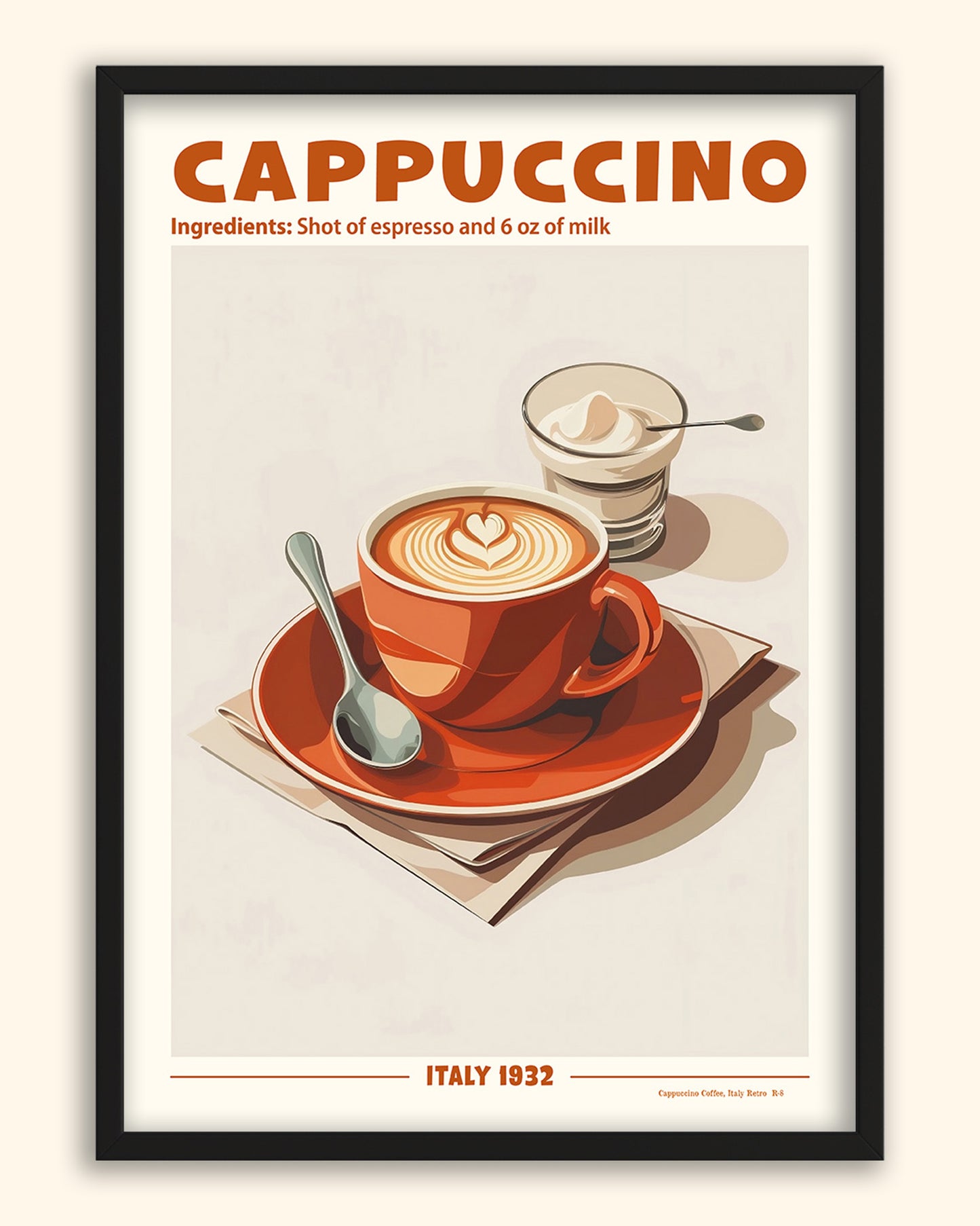 Cappuccino Coffee (Retro) | Italy