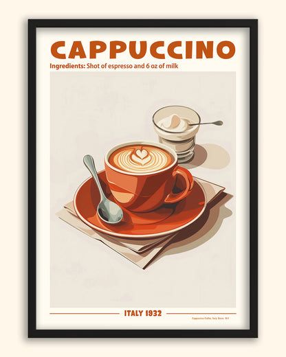 Cappuccino Coffee (Retro) | Italy