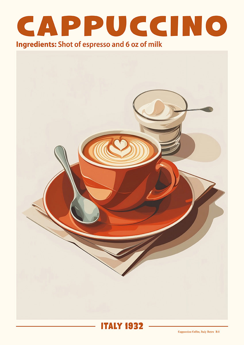 Cappuccino Coffee (Retro) | Italy