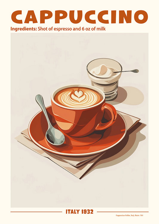Cappuccino Coffee (Retro) | Italy